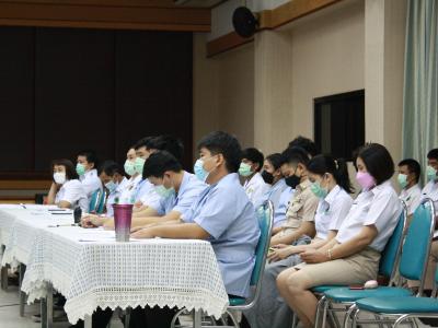 ประชุมเจ้าหน้าที่กลุ่มสัญญาจ้าง สังกัดโรงพยาบาลสูงเม่น ประจำปี 2